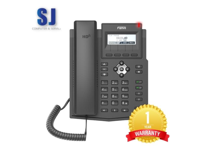 โทรศัพท์สำนักงาน Fanvil X3SP Lite Entry Level IP Phone HD Voice,รองรับ POE ไม่มีAdapter